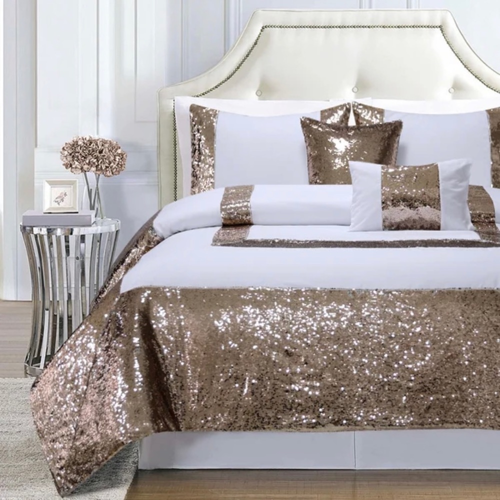 Glitter Flip Sequins Comforter Set